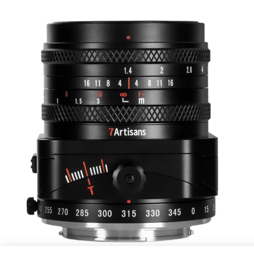 7Artisans 50mm f/1.4 Tilt-shift til Micro-4:3