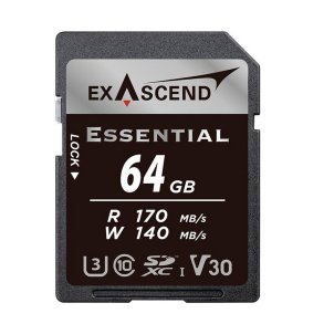 Exascend Essential 64GB R170MB/s W140MB/s SDXC