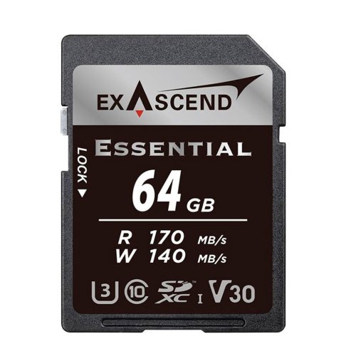 Exascend Essential 64GB R170MB/s W140MB/s SDXC