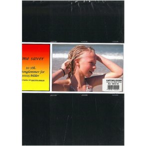 Karton Fotolommer sort