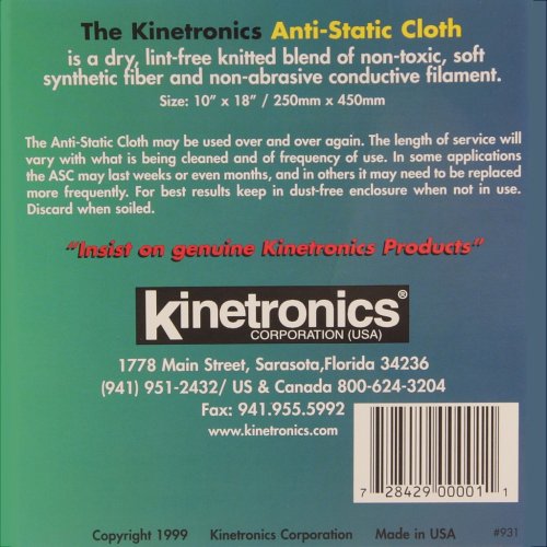 Kinetronics Antistatisk klud 25x45cm