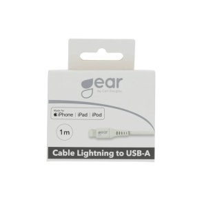 Gear USB-A til Lightning 1 meter