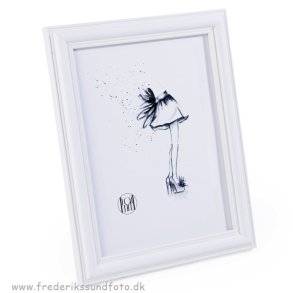 Tango Wood White 15x20 billedramme