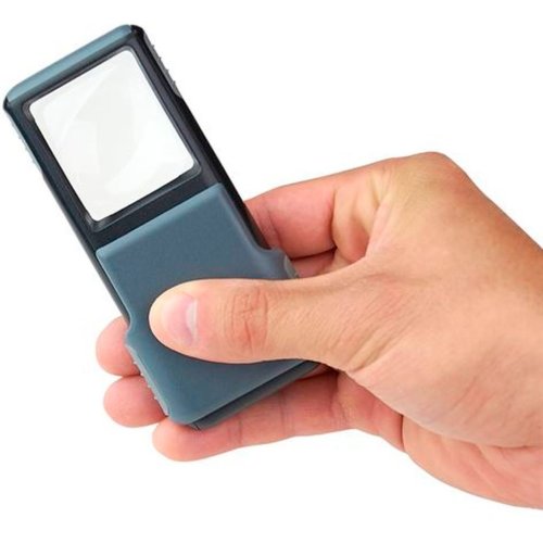 Carson 5X Slide-Up lup med LED lys