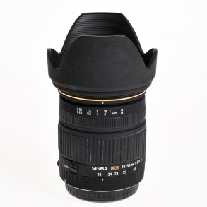 BRUGT Sigma DC 18-50mm f/2.8 EX t/Canon EF-S