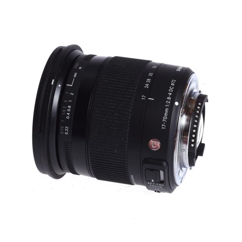 BRUGT Sigma 17-70mm f/2.8-4 DC Macro til Nikon F