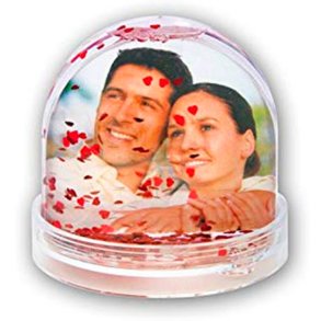 Photo Globe Hjerter 6,5x6,2 cm