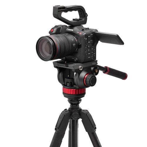 Manfrotto Video Tripod Kit MVH502AH + MT055CXPRO3