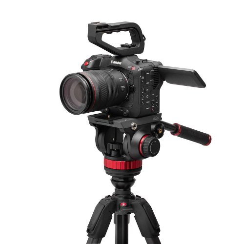 Manfrotto Video Tripod Kit MVH502AH + MT055CXPRO4