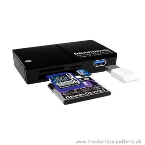Delkin CFast Multi-reader SD, Micro-Sd og CFast