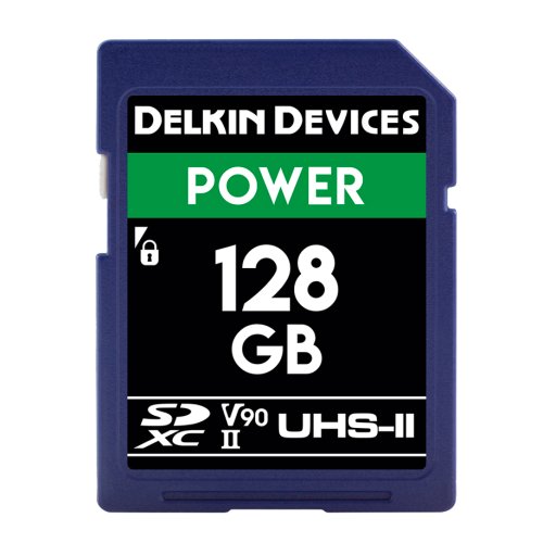 Delkin Black 128GB SDXC UHS-II V90 R300MBs W250MBs