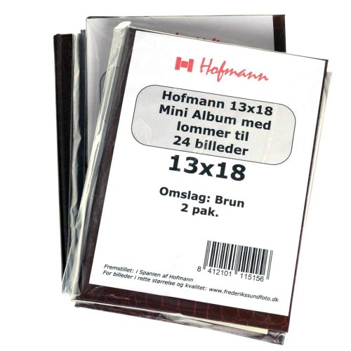 Hofmann 2 pak. 13x18 Brun Mini album