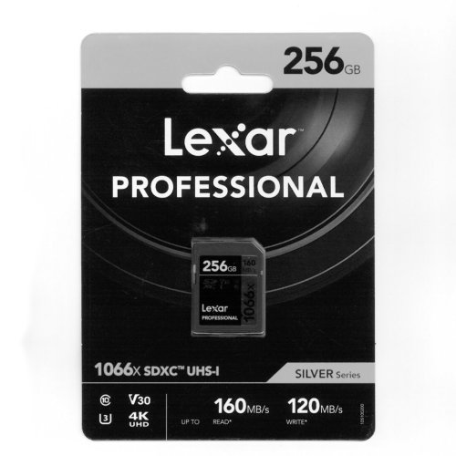 Lexar 256GB Prof SDXC R160MBs/W120MBs