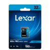 Lexar Pro 32GB SDHC read up to 150MB/s