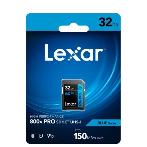 Lexar Pro 32GB SDHC read up to 150MB/s