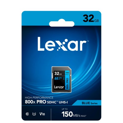 Lexar Pro 32GB SDHC read up to 150MB/s