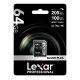 Lexar 64GB Prof SDXC R255MBs/W135MBs
