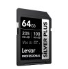 Lexar 64GB Prof SDXC R205MBs/W100MBs