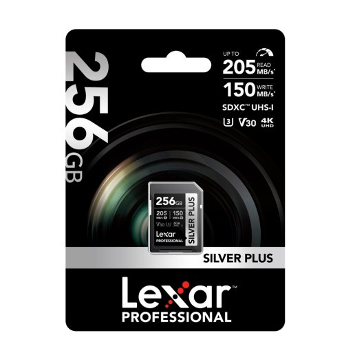 Lexar 256GB Prof SDXC R205MBs/W150MBs