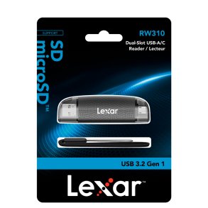 Lexar SD + Micro--SD Kortlser USB-A og C