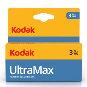 Kodak Ultramax 400 ISO 135-24 3 pak farvefilm