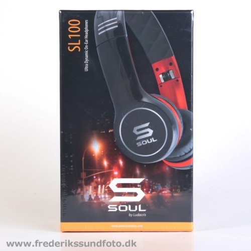 Soul SL100 On-Ear hovedtelefon Rd