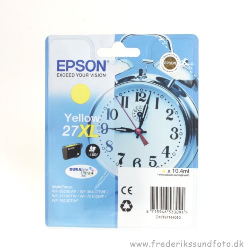 Epson 27XL Yellow (best before 02-2019)