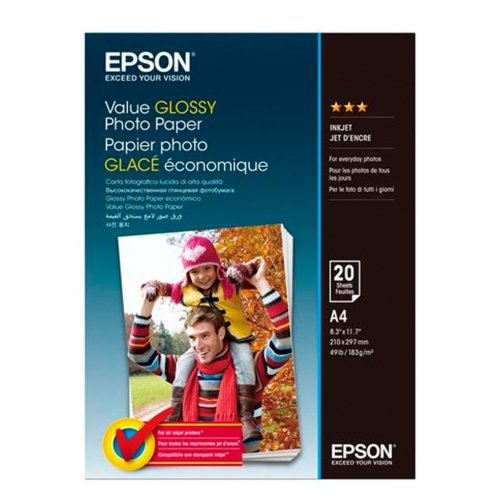 Epson Photo Paper Glossy A4  183g 20 ark