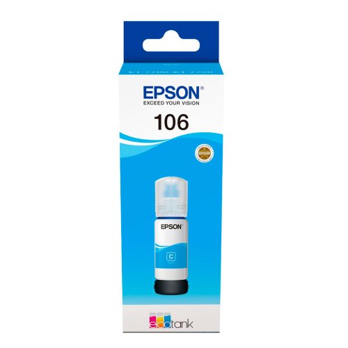 Epson 106 EcoTank Cyan ink bottle