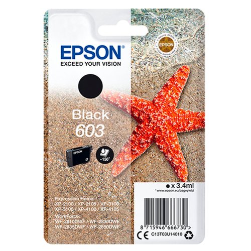 Epson 603 Black Bl�kpatron