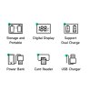 Mcplus Charger for Canon LP-E6 / SD kortlser