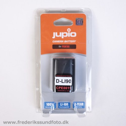 Jupio CPE0011 Pentax D-LI90 Batteri 1600mAh
