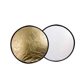 R-60GS Reflection Screen 60 cm guld/slv