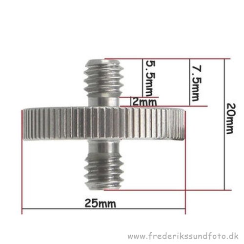 Caruba AD-2 1/4" han til 1/4" han