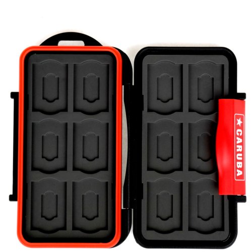 Caruba SD + Micro SD Memory Card Case