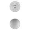 Caruba Soft Release Button Silver