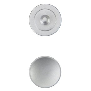Caruba Soft Release Button Silver