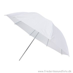 Caruba Hvid 100cm Studio paraply