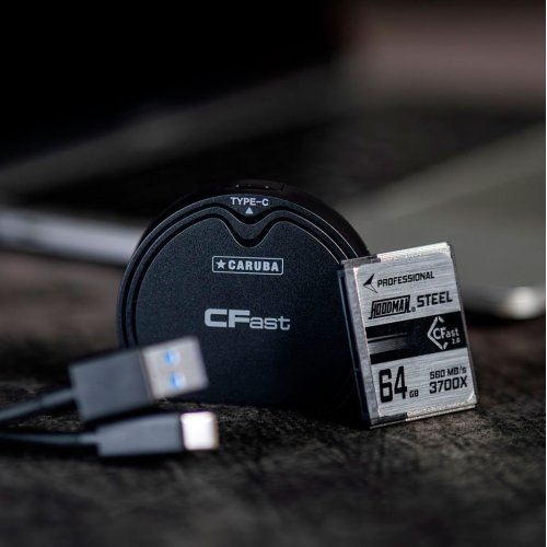 Caruba CFast &amp; SD Kortl�ser USB-A &amp; USB-C