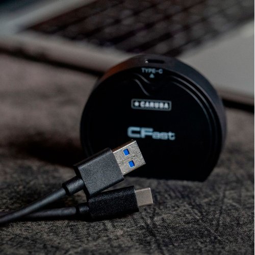 Caruba CFast &amp; SD Kortl�ser USB-A &amp; USB-C