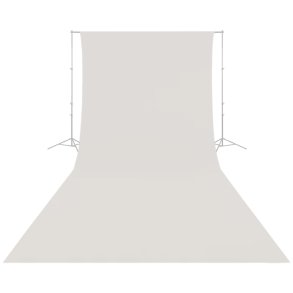 Caruba Hvid Rynkefri Baggrundsstof 2,6 x 6 meter