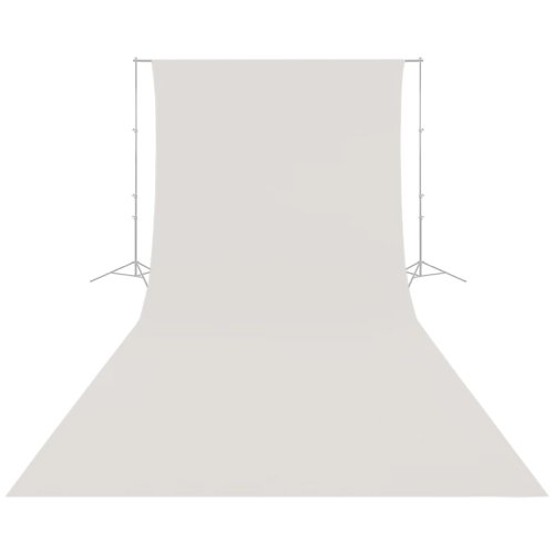 Caruba Hvid Rynkefri Baggrundsstof 2,6 x 6 meter