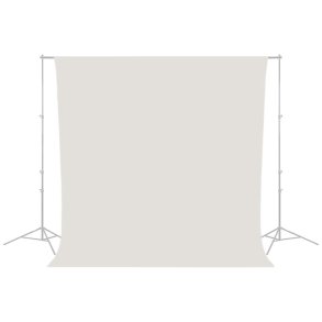 Caruba Hvid Rynkefri Baggrundsstof 2,60x3 meter