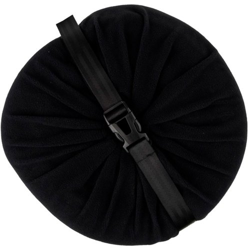 Caruba Sort Rynkefri Baggrundsstof 2,60x3 meter