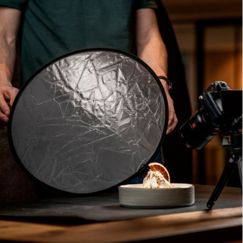 Caruba 2-i-1 Reflector 80 cm guld/slv