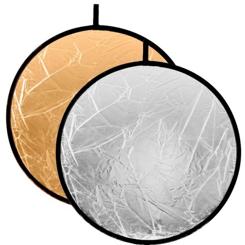 Caruba 2-i-1 Reflector 110 cm guld/slv