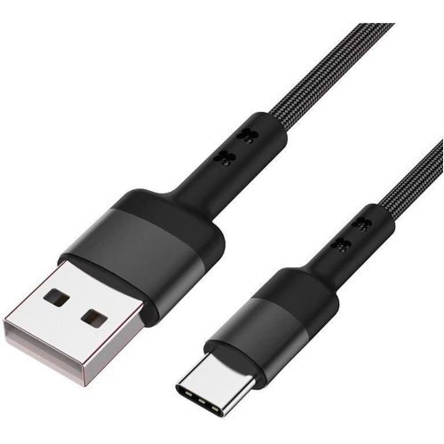 Caruba USB-A til USB-C sort 100 cm