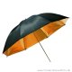 Visico UB-006G Sort/Guld 90cm Studio Paraply