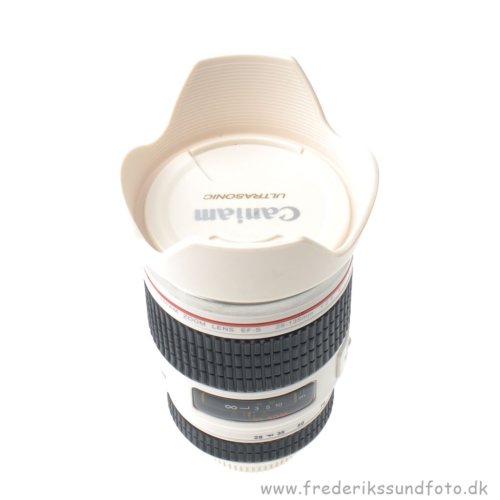 Lens Mug Zoom 28-135mm hvid kop m/metal termo