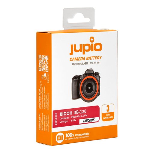 Jupio Batteri som Ricoh DB-120